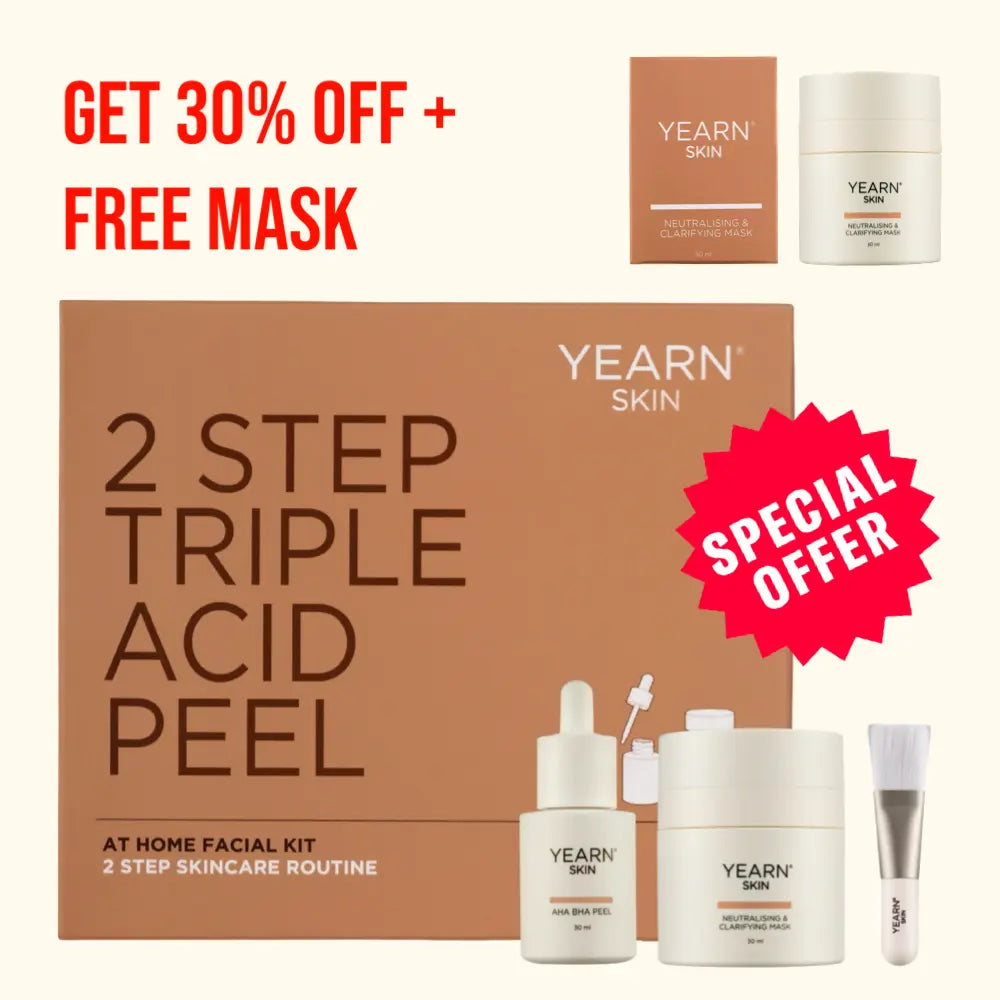2 Step Triple Acid Peel At-Home Facial Kit