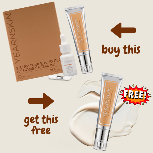 2 Step Triple Acid Peel at Home Facial Kit + FREE GIFT