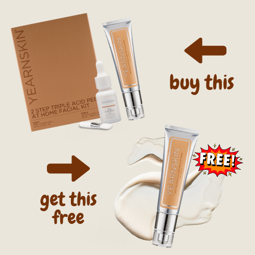 2 Step Triple Acid Peel at Home Facial Kit + FREE GIFT