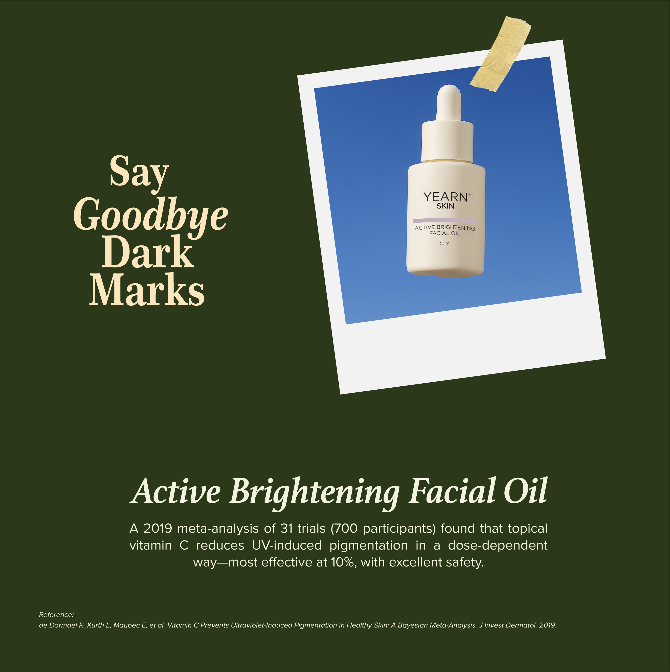 Active Brightening Facial Oil, 30 ml