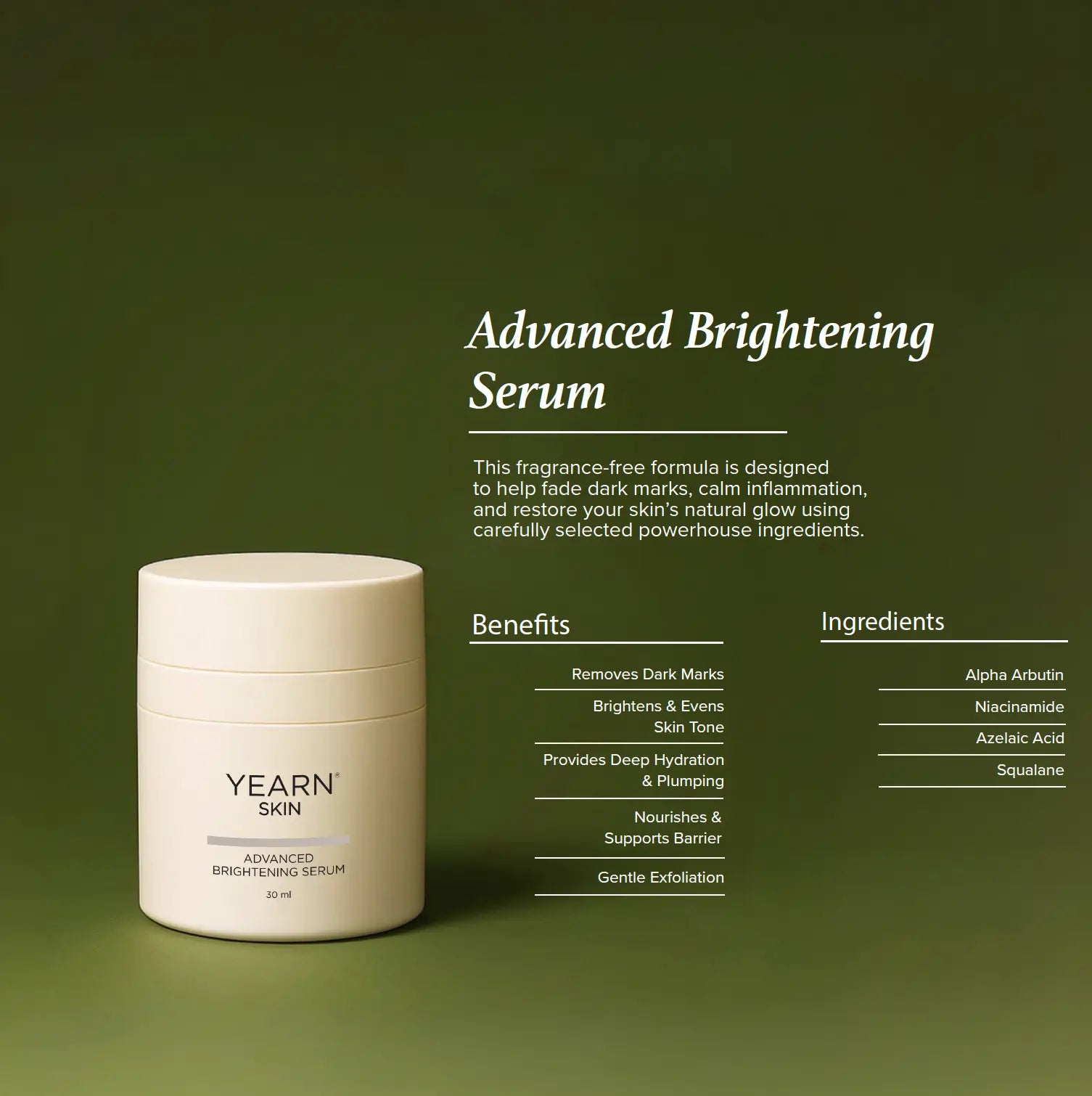 Advanced Brightening Serum, 30 ml