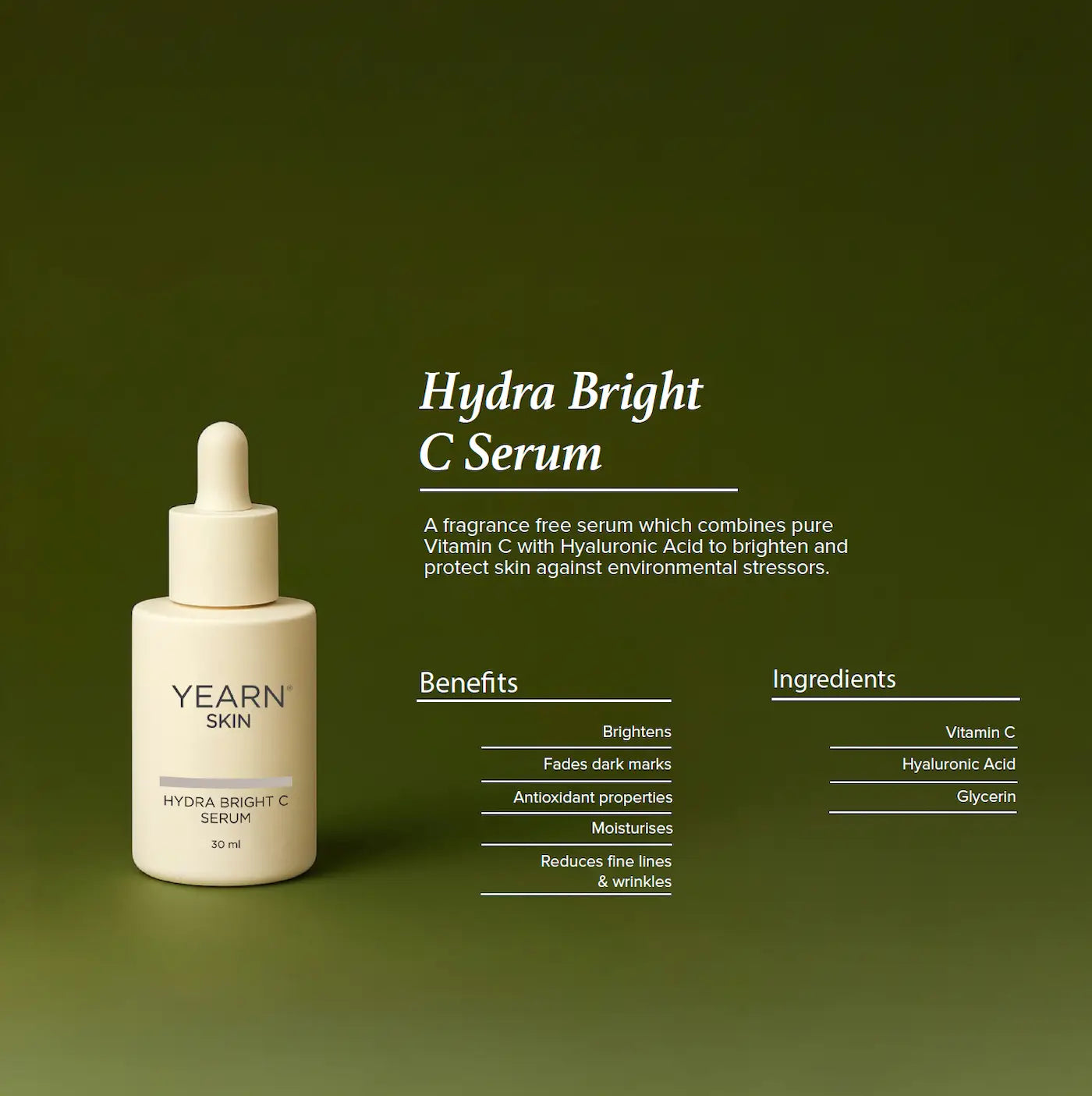 Hydra Bright C Brightening Serum, 30 ml